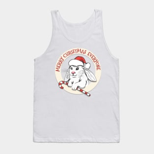 Merry Christmas Everyone Card Tank Top